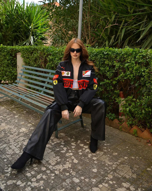 Vintage Ferrari F1 Racing Jacket