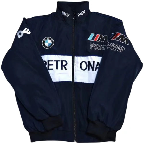 White BMW Vintage Racing Jacket (Summer Fit)