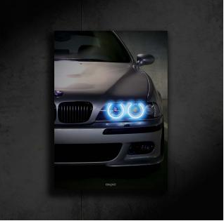 BMW LED Poster